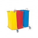 Wózek Sp.na odpady z 3 workami bez pokrywy 