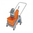 Wózek Sp. z jednym wiad.25l i wycisk.pom