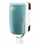 Dozownik Tork WC Mini do ręcz.w roli biało-turkus